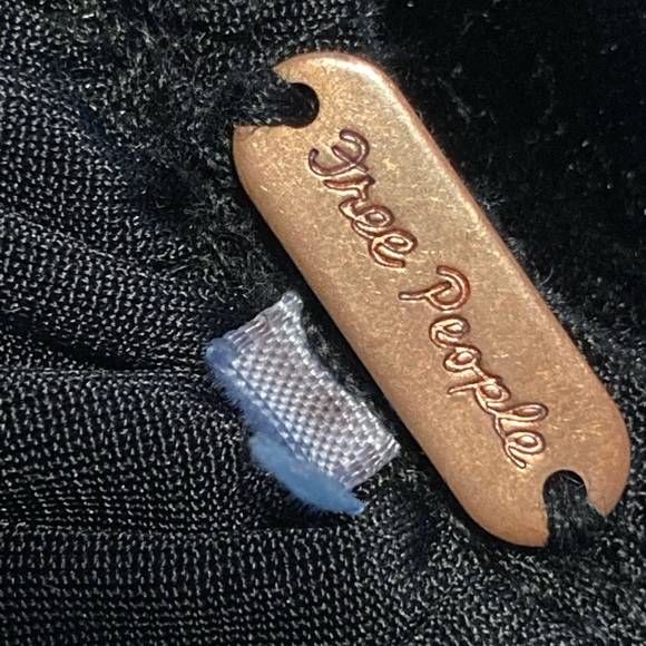 Black Mesh Sleeve Blouse: Free People - Picture 5 of 5